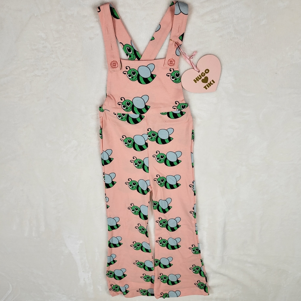 Hugo loves Tiki Bell Bottom Overalls Bees